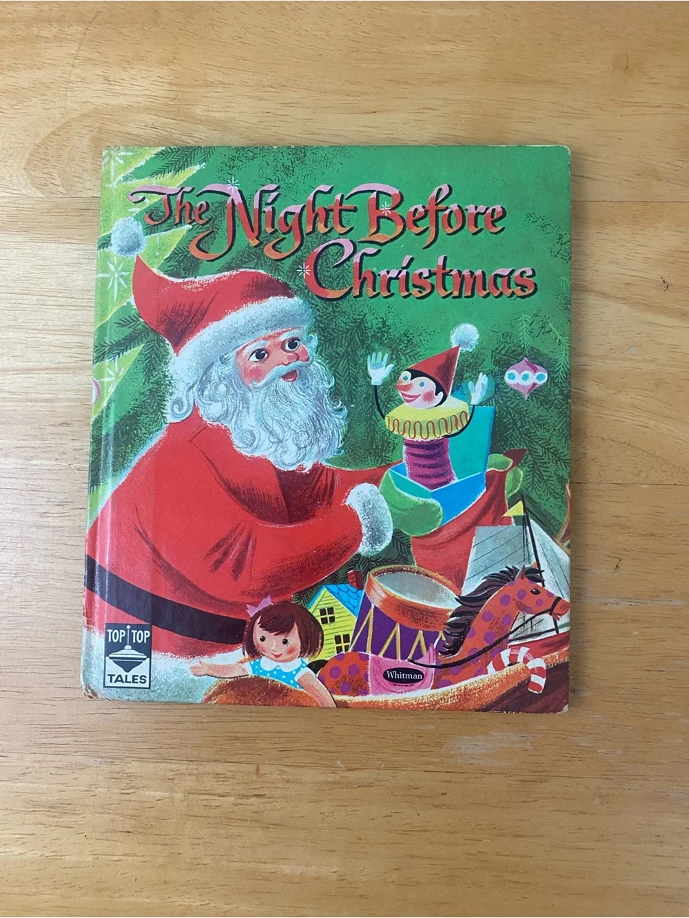Vintage 1955 The Night Before Christmas Holiday Book